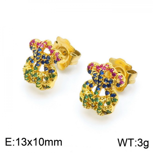 Stainless Steel Tou*s Earring ED-153G