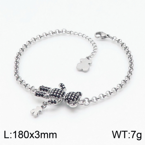 Stainless Steel Tou*s Bracelet SL-114S