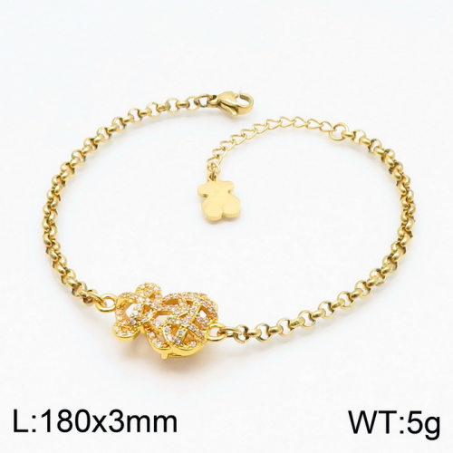 Stainless Steel Tou*s Bracelet SL-115G