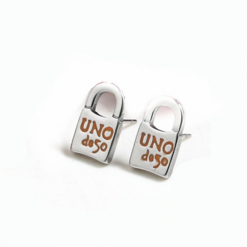 Stainless Steel UNO Earring TUNE0003-S-O