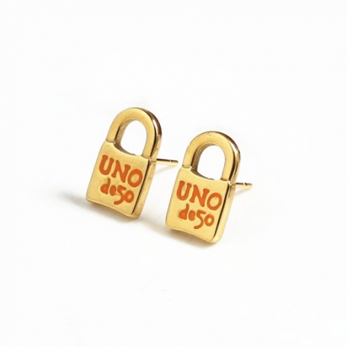 Stainless Steel UNO Earring TUNE0003-G-O