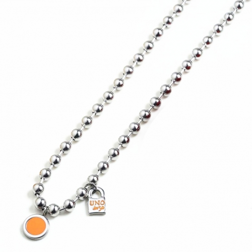 Stainless Steel UNO Necklace TUNN8003-S-O