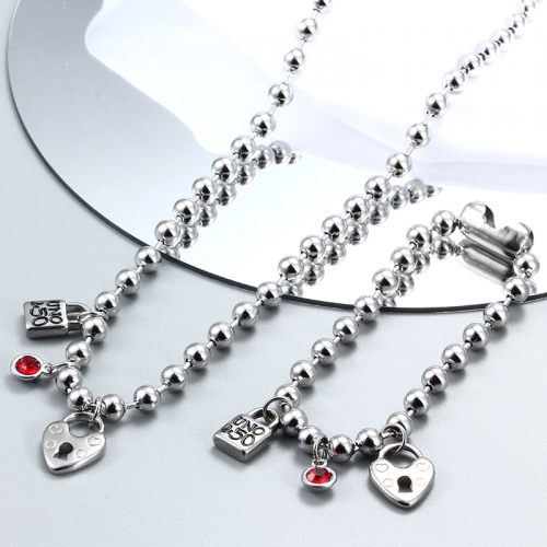 Stainless Steel Uno de 50 Jewelry Set ZH211019-S001