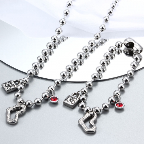 Stainless Steel Uno de 50 Jewelry Set ZH211019-S003