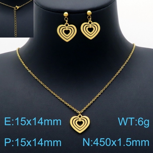 Stainless Steel Jewelry Set KS143443-Z