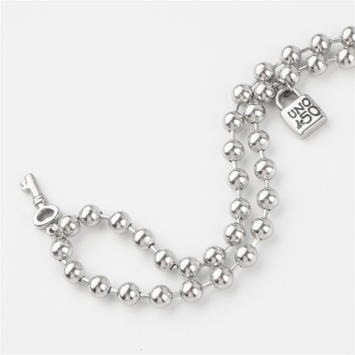 Stainless Steel Uno Necklace UNXL102312