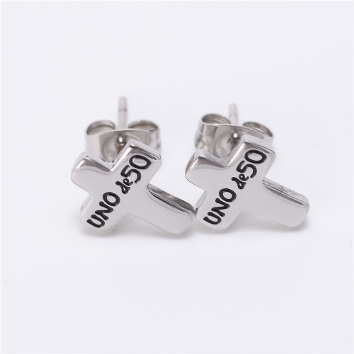 Stainless Steel Uno Earring UNED10067