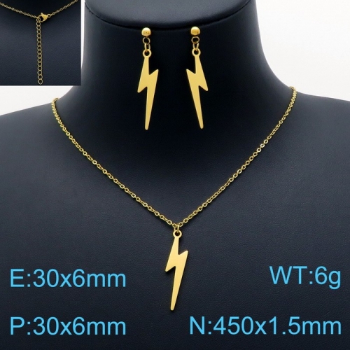 Stainless Steel Jewelry Set KS143445-Z