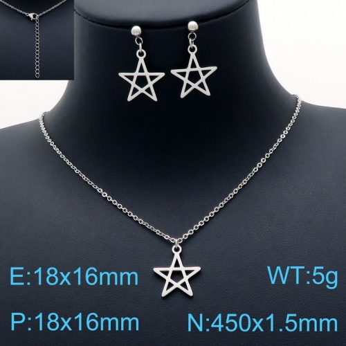 Stainless Steel Jewelry Set KS143432-Z