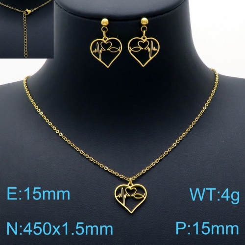 Stainless Steel Jewelry Set KS143430-Z