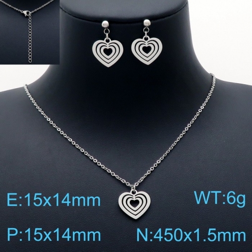 Stainless Steel Jewelry Set KS143444-Z