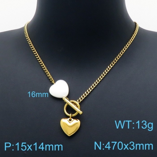 Stainless Steel Necklace KN201151-Z