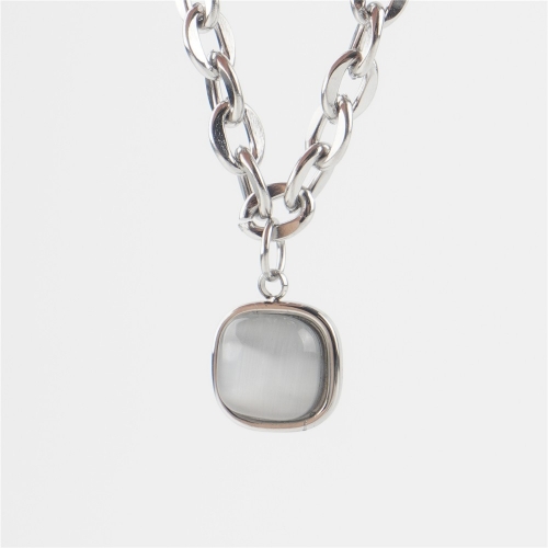 Stainless Steel Uno Necklace UNXL110213