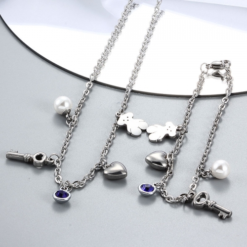 Stainless Steel Brand Jewelry Set ZH211103-TS001