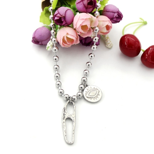 Stainless Steel  UNO Necklace UNN0019 (9)