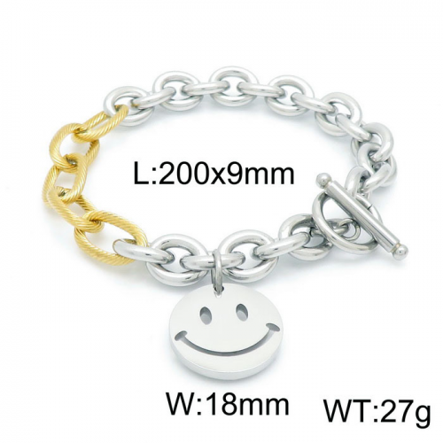 Stainless Steel Bracelet KB151154-Z12