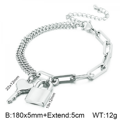 Stainless Steel Bracelet KB139522-Z-10