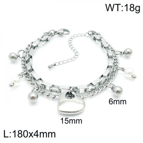 Stainless Steel Bracelet KB144911-Z12