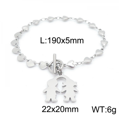 Steel Niños y niñas Bracelet KB151913-Z8