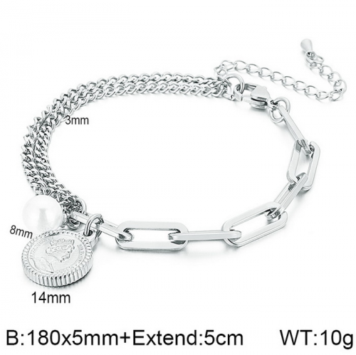 Stainless Steel Bracelet KB139516-Z10