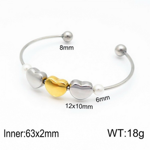 Stainless Steel Bracelet KB121697-Z18