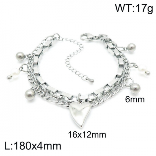 Stainless Steel Bracelet KB144915-Z12