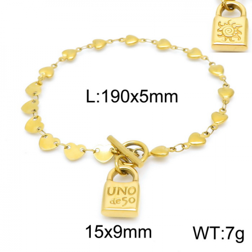 Steel UNO Bracelet KB151920-Z12