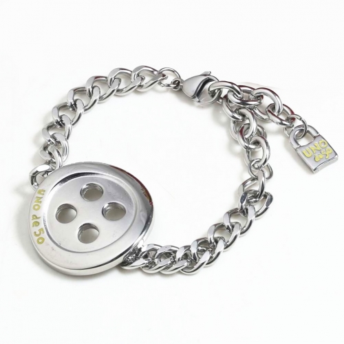 Stainless Steel Uno Bracelet  TUNB0024-S-O