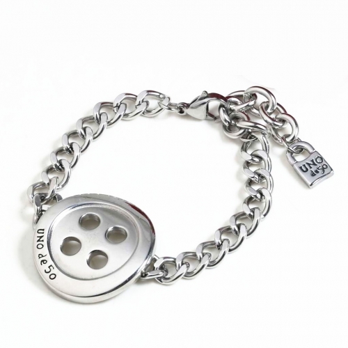 Stainless Steel Uno Bracelet  TUNB0024-S-B