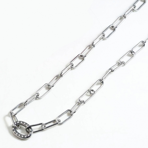 Stainless Steel Pandor*a Necklace TPDN8022-S