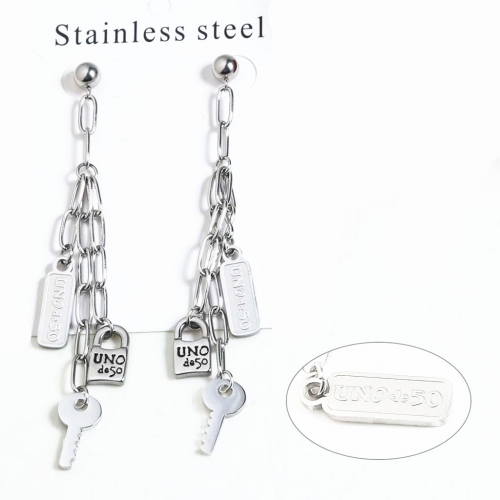 Stainless Steel Uno Earring TUNE8005-S