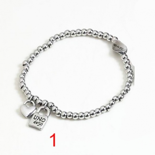 Stainless Steel Uno Bracelet  TUNB0053-S-1