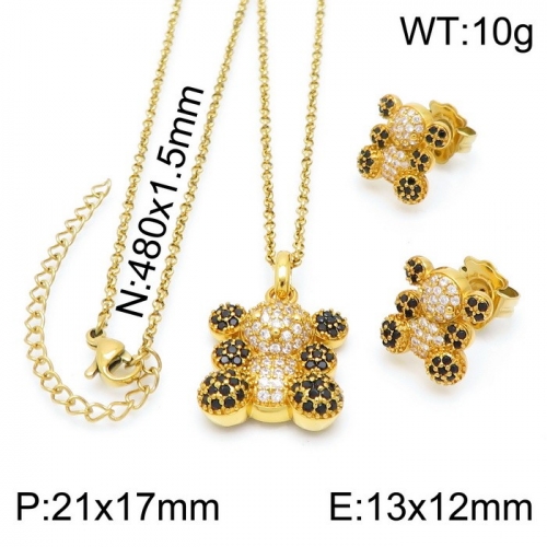 Steel Tou*s Jewelry Set TZ-176G