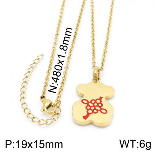 Steel Tou*s Necklace XL-115G