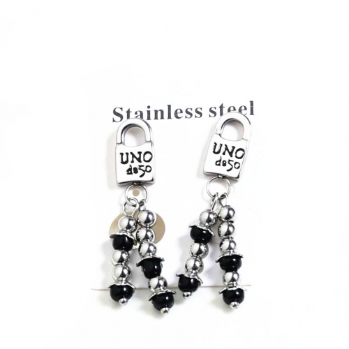 Steel Uno Earring TUNE8012-S-B