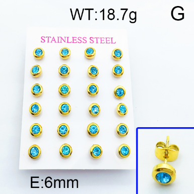 Stainless Steel 1 dozen Earring 1631253689(1)