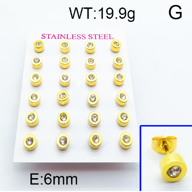 Stainless Steel 1 dozen Earring 1631253727(1)