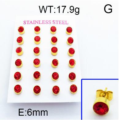 Stainless Steel 1 dozen Earring 1631253392(1)