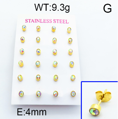 Stainless Steel 1 dozen Earring 1631253358(1)