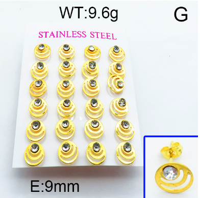 Stainless Steel 1 dozen Earring 1631253219(1)