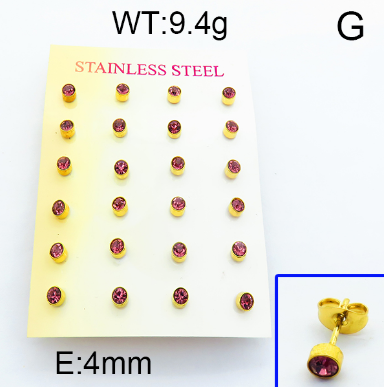 Stainless Steel 1 dozen Earring 1631253341(1)