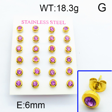 Stainless Steel 1 dozen Earring 1631253719(1)