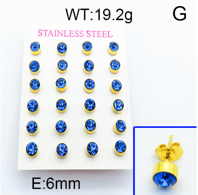 Stainless Steel 1 dozen Earring 1631253399(1)