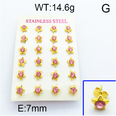 Stainless Steel 1 dozen Earring 1631253273(1)