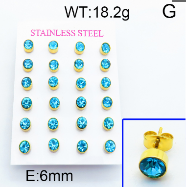 Stainless Steel 1 dozen Earring 1631253676(1)