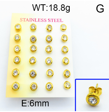 Stainless Steel 1 dozen Earring 1631248189(1)