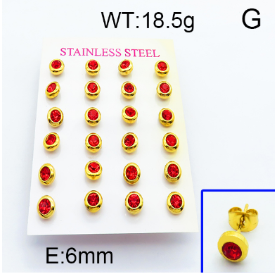 Stainless Steel 1 dozen Earring 1631253695(1)