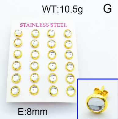 Stainless Steel 1 dozen Earring 1631253635(1)