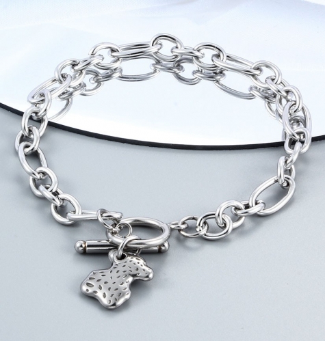 Stainless Steel Tou*s Bracelet  UNB0018