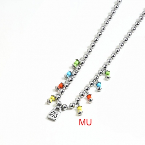 Stainless Steel UNO Necklace TUNN8013-S-MU